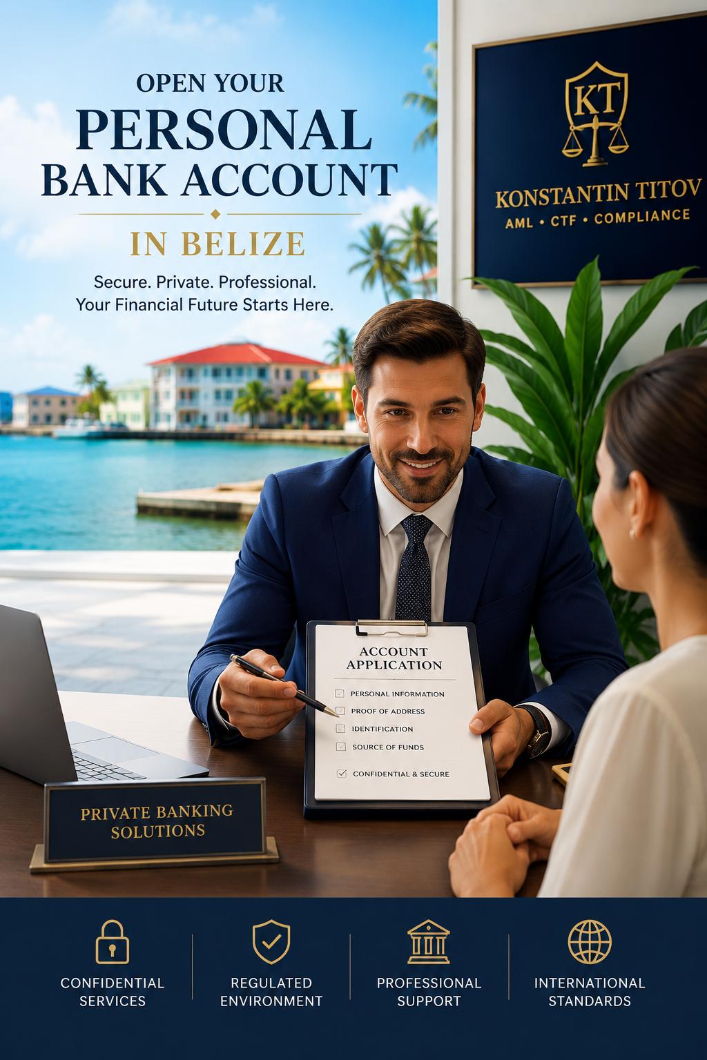 Belize corporate bank account assistance